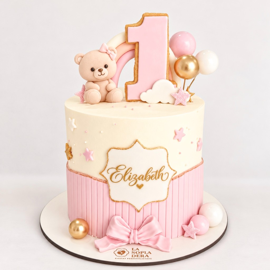 Tarta formada por capas de bizcocho y crema buttercream
